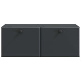 Wall-Mounted TV Cabinet 78.5 x 41 x 30 cm Black Engineered Wood 899196