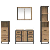 Bathroom Furniture Set 4 pcs Artisan oak Engineered wood 3402567