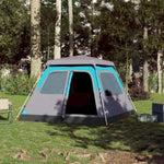 ZNTS Camping Tent Dome 4-Person Blue Quick Release 4004231