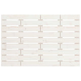Wall Headboard White 81x3x63 cm Solid Wood Pine 824744