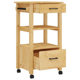 Kitchen Trolley MONZA 48x40x88.5 cm Solid Wood Pine 376082