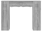 Fireplace Surround Grey Sonoma 102 x 20 x 102 cm 8006639