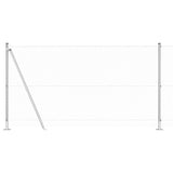 Welded Wire Fence with Concrete Base 100 x 1.2 m 3353874