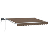 Manual Awning Frame with LEDs Taupe 3 x 2.5 m 3425906
