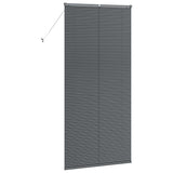 Venetian Blinds Manual Dark Grey 220 x 100 cm Aluminium 42006097