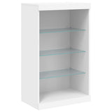 Sideboard with LED Lights White 60.5x37x100 cm 836707