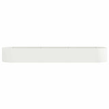 Raised Garden Bed White 300 x 40x 40 cm Steel 8011727