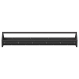 Chicken Feeding Trough Black 108 x 20.5 x 20 cm 874612