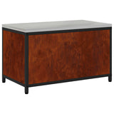 Kitchen Storage HATTEM Rusty 90 x 50 x 53 cm Steel 875002
