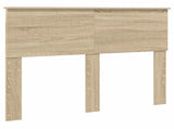 Bed Frame with Headboard Sonoma 120 x 190 cm Solid Pine Wood 3410629