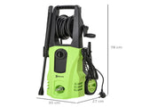 1800W High Pressure Washer, 150 Bar Pressure, 510 L/h Flow, High-Performance Portable Power Jet Wash T3398P323817