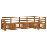 Sectional Sofa Set 5 pcs Natural Solid Acacia Wood 3374809