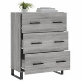 Sideboard Grey Sonoma 69.5x34x90 cm Engineered Wood 827882