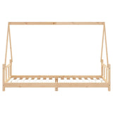 Kids Bed Frame 90x200 cm Solid Wood Pine 834453