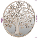 Mirror Sand 60x2.5 cm Iron Round for Indoor Use 3093541