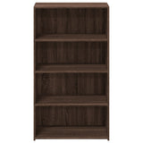 Highboard Brown Oak 70x41x124 cm Engineered Wood 846410