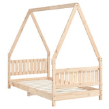 Kids Bed Frame 80x160 cm Solid Wood Pine 834504