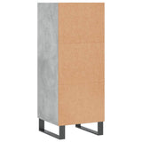 Sideboard Concrete Grey 34.5x32.5x90 cm Engineered Wood 828760