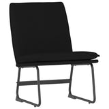 Lounge Chair Black 52x75x76 cm Fabric 351314