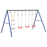 Outdoor Swing Set with Swings and Ladder 3283623