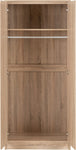 ZNTS Malvern 2 Door Wardrobe Bedroom Set 100-108-062