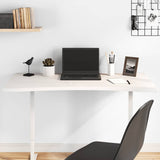 Desk Top White 110x55x2.5 cm Solid Wood Pine 824436