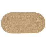 Rug ZIZUR Brown 200 x 100 cm Polypropylene 42000854