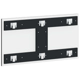 Wall-Mounted Headboard HAARLEM Black Engineered Wood 896976