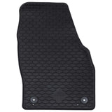 Car Mat 4 pcs Black Rubber 42029135