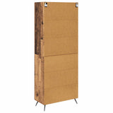 Highboard Old Wood 69.5 x 34 x 180 cm Engineered Wood 3415784