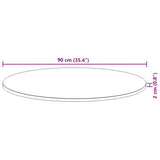 Table Top Round 90x2 cm Solid Wood Acacia 4008699