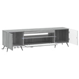 LED TV Cabinet Grey Sonoma Engineered Wood 897571