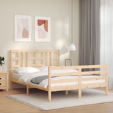 Bed Frame without Mattress 140x200 cm Solid Wood 3193921