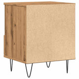 Bedside Cabinet Artisan Oak 40x35x50 cm Engineered Wood 857359