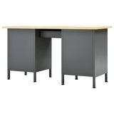 145347 Workbench Black 160x60x85 cm Steel