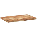 Desk Top Oil Finished 80x50x4 cm Solid Wood Acacia 3279762