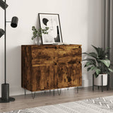 Sideboards 2 pcs Smoked Oak 40x35x70 cm Engineered Wood 831159