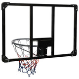 Basketball Backboard Transparent 90x60x2.5 cm Polycarbonate 93669