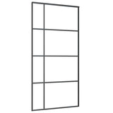 Sliding Door with Hardware Set 102,5x205 cm ESG Glass&Aluminium 3332927
