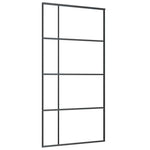 Sliding Door with Hardware Set 102,5x205 cm ESG Glass&Aluminium 3332927