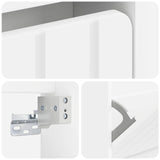 Wall-Mounted Shoe Cabinet ZWOLLE 71 x 17 x 86 cm White 896415