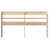 Headboard with Shelves 160 cm Solid Wood Pine 850944