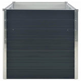 Raised Garden Bed Anthracite 160x80x77 cm Galvanised Steel 45722