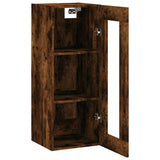 Wall Mounted Cabinet Smoked Oak 34.5x34x90 cm 828929