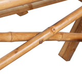 Picnic Table 115x115x81 cm Bamboo 341754