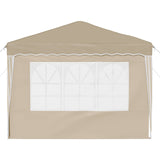 Pop-up Party Tent 288 x 288 x 245 cm Cream Oxford Fabric 42019757