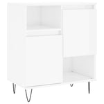 Sideboards 2 pcs High Gloss White Engineered Wood 3190127