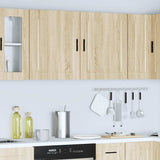 Kitchen Wall Cabinets 2 pcs Porto Sonoma Oak Engineered Wood 854044