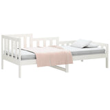 Day Bed without Mattress White 80x200 cm Solid Wood Pine 820722