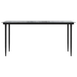 Garden Dining Set Black 3156576